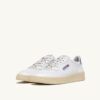 MEDALIST LOW SNEAKERS IN WHITE AND TEMPEST LEATHER MEDALIST LOW SNEAKERS IN WHITE AND TEMPEST LEATHER