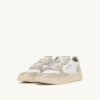 MEDALIST LOW SNEAKERS IN WHITE AND TIDAL FOAM LEATHER MEDALIST LOW SNEAKERS IN WHITE AND TIDAL FOAM LEATHER