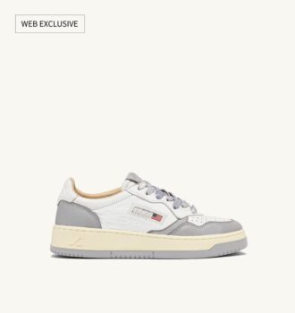 MEDALIST LOW SNEAKERS IN WHITE AND VAPOR LEATHER MEDALIST LOW SNEAKERS IN WHITE AND VAPOR LEATHER