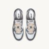 MEDALIST LOW SNEAKERS IN WHITE LEATHER AND ASH GLITTER MEDALIST LOW SNEAKERS IN WHITE LEATHER AND ASH GLITTER