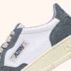MEDALIST LOW SNEAKERS IN WHITE LEATHER AND ASH GLITTER MEDALIST LOW SNEAKERS IN WHITE LEATHER AND ASH GLITTER