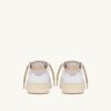 MEDALIST LOW SNEAKERS IN WHITE LEATHER AND DETAILS IN GOLD LUREX
