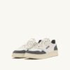 MEDALIST LOW SNEAKERS IN WHITE LEATHER AND MOREL SUEDE MEDALIST LOW SNEAKERS IN WHITE LEATHER AND MOREL SUEDE