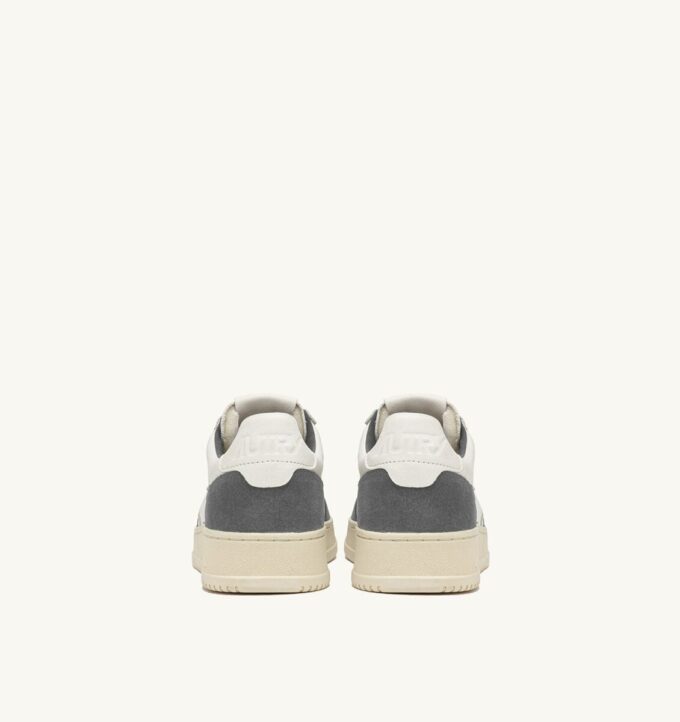 MEDALIST LOW SNEAKERS IN WHITE LEATHER AND MOREL SUEDE MEDALIST LOW SNEAKERS IN WHITE LEATHER AND MOREL SUEDE