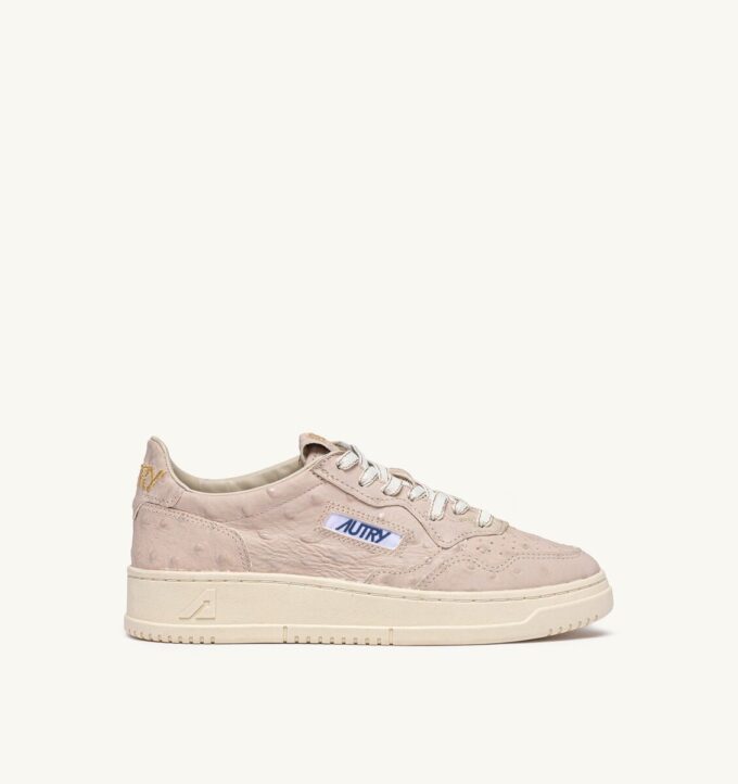 MEDALIST LOW SNEAKERS IN WOOD ASH LEATHER MEDALIST LOW SNEAKERS IN WOOD ASH LEATHER