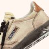 MEDALIST LOW SNEAKERS SUPER VINTAGE IN WHITE AND BROWN SUGAR LEATHER