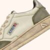 MEDALIST LOW SNEAKERS SUPER VINTAGE IN WHITE AND SILVER LEATHER AND LIZARD SUEDE MEDALIST LOW SNEAKERS SUPER VINTAGE IN WHITE AND SILVER LEATHER AND LIZARD SUEDE