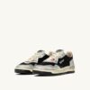 MEDALIST LOW SNEAKERS SUPER VINTAGE IN WHITE MESH SILVER SUEDE AND BLACK LEATHER