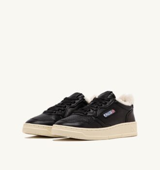 MEDALIST LOW SUPER SOFT SNEAKERS IN BLACK LEATHER MEDALIST LOW SUPER SOFT SNEAKERS IN BLACK LEATHER