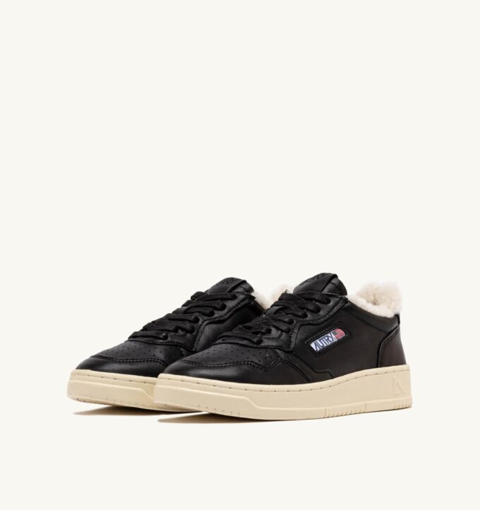 MEDALIST LOW SUPER SOFT SNEAKERS IN BLACK LEATHER MEDALIST LOW SUPER SOFT SNEAKERS IN BLACK LEATHER