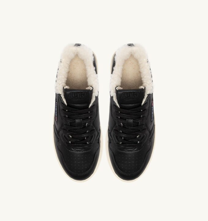 MEDALIST LOW SUPER SOFT SNEAKERS IN BLACK LEATHER MEDALIST LOW SUPER SOFT SNEAKERS IN BLACK LEATHER