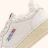 MEDALIST LOW SUPER SOFT SNEAKERS IN WHITE LEATHER