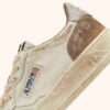MEDALIST LOW SUPER VINTAGE SNEAKERS IN COGNAC AND MICROCHIP LEATHER SUEDE