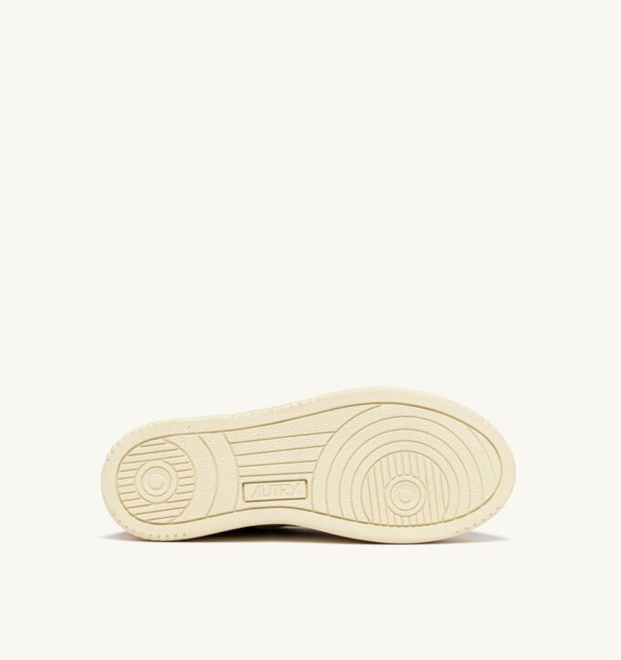 MEDALIST LOW SUPER VINTAGE SNEAKERS IN GRAY AND WHITE LEATHER AND MESH