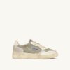 MEDALIST LOW SUPER VINTAGE SNEAKERS IN MILITARY AND WHITE LEATHER AND MESH MEDALIST LOW SUPER VINTAGE SNEAKERS IN MILITARY AND WHITE LEATHER AND MESH