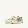 MEDALIST LOW SUPER VINTAGE SNEAKERS IN MILITARY AND WHITE LEATHER AND MESH MEDALIST LOW SUPER VINTAGE SNEAKERS IN MILITARY AND WHITE LEATHER AND MESH
