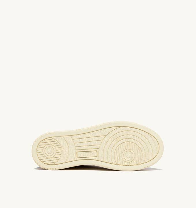 MEDALIST LOW SUPER VINTAGE SNEAKERS IN PLATINUM AND VIOLET BRUSHED LEATHER