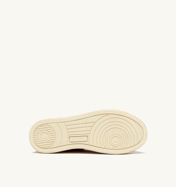 MEDALIST LOW SUPER VINTAGE SNEAKERS IN RED AND WHITE LEATHER AND MESH