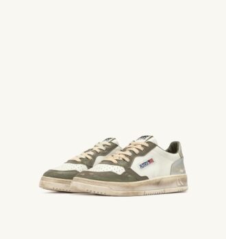 MEDALIST LOW SUPER VINTAGE SNEAKERS IN WHISPER WHITE GREEN AND SILVER MEDALIST LOW SUPER VINTAGE SNEAKERS IN WHISPER WHITE GREEN AND SILVER