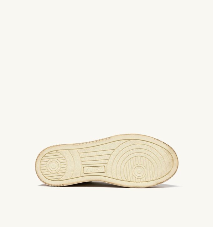 MEDALIST LOW SUPER VINTAGE SNEAKERS IN WHITE PEACHWHIP AND GRAY