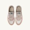 MEDALIST LOW SUPER VINTAGE SNEAKERS IN WHITE POWDER PINK AND SILVER LEATHER MEDALIST LOW SUPER VINTAGE SNEAKERS IN WHITE POWDER PINK AND SILVER LEATHER
