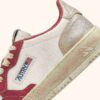 MEDALIST LOW SUPER VINTAGE SNEAKERS IN WHITE ROSE AND COPPER