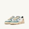 MEDALIST LOW SUPER VINTAGE SNEAKERS IN WHITE SILVER-BLUE AND PLATINUM MEDALIST LOW SUPER VINTAGE SNEAKERS IN WHITE SILVER-BLUE AND PLATINUM