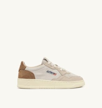 MEDALIST LOW TRICOLOR SNEAKERS IN SAND AND CIGAR SUEDE MEDALIST LOW TRICOLOR SNEAKERS IN SAND AND CIGAR SUEDE