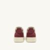 MEDALIST LOW TRICOLOR SNEAKERS IN WHITE PURPLE AND PHARD COLOR SUEDE