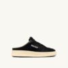 MEDALIST MULE SNEAKERS IN BLACK NAPA LEATHER MEDALIST MULE SNEAKERS IN BLACK NAPA LEATHER