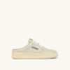 MEDALIST MULE SNEAKERS IN WINTER WHITE NAPA LEATHER MEDALIST MULE SNEAKERS IN WINTER WHITE NAPA LEATHER