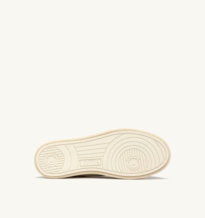 MEDALIST MULE SNEAKERS IN WINTER WHITE NAPA LEATHER MEDALIST MULE SNEAKERS IN WINTER WHITE NAPA LEATHER