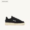 MEDALIST MUTTON SNEAKERS IN BLACK SUEDE AND SHEARLING