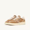 MEDALIST MUTTON SNEAKERS IN COGNAC SUEDE AND IVORY SHEARLING MEDALIST MUTTON SNEAKERS IN COGNAC SUEDE AND IVORY SHEARLING