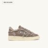 MEDALIST MUTTON SNEAKERS IN TAUPE SUEDE AND SHEARLING