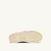 MEDALIST MUTTON SNEAKERS IN TAUPE SUEDE AND SHEARLING