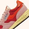 REELWIND LOW SNEAKERS IN BLOSSOM AND MOLTEN LAVA SUEDE AND MESH