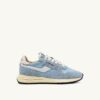 REELWIND LOW SNEAKERS IN CELESTIAL BLUE NYLON AND SUEDE