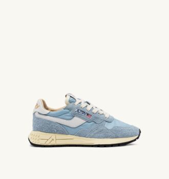 REELWIND LOW SNEAKERS IN CELESTIAL BLUE NYLON AND SUEDE