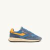REELWIND LOW SNEAKERS IN CENBLE AND GOLD FUSION SUEDE AND NYLON