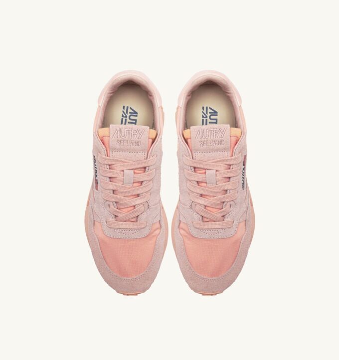 REELWIND LOW SNEAKERS IN CREOLE PINK NYLON AND SUEDE