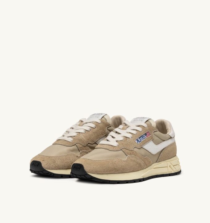 REELWIND LOW SNEAKERS IN FILLER NYLON AND SUEDE