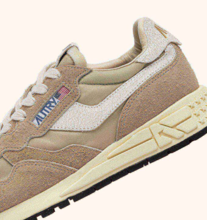 REELWIND LOW SNEAKERS IN FILLER NYLON AND SUEDE