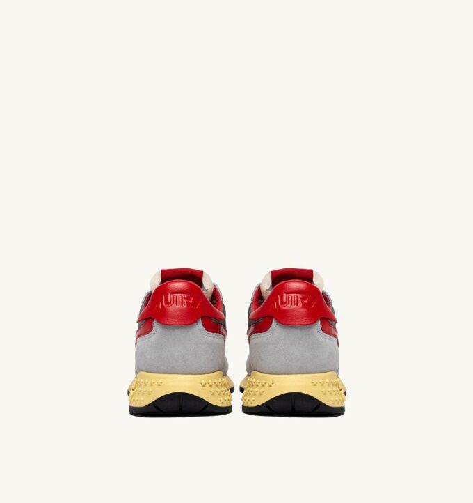 REELWIND LOW SNEAKERS IN GRAY AND MOON SUEDE AND MESH REELWIND LOW SNEAKERS IN GRAY AND MOON SUEDE AND MESH