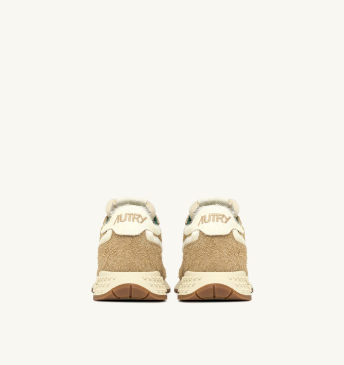 REELWIND LOW SNEAKERS IN LEAF AND NUT SUEDE AND NYLON