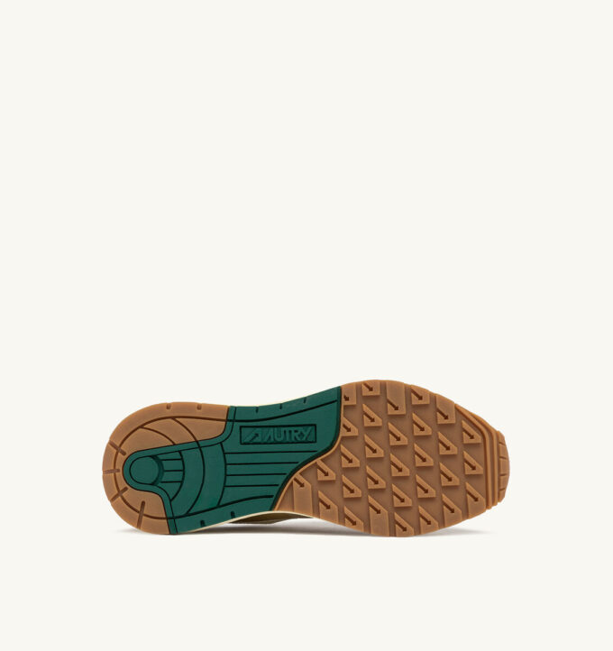 REELWIND LOW SNEAKERS IN LEAF AND NUT SUEDE AND NYLON