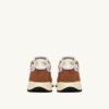 REELWIND LOW SNEAKERS IN NYLON AND SUEDE COLOR BROWN SUGAR AND WHITE