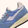 REELWIND LOW SNEAKERS IN NYLON AND SUEDE DELLA ROBBIA BLUE AND WHITE