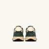 REELWIND LOW SNEAKERS IN NYLON SUEDE AND LEATHER COLOR BOTTLE GREEN AND RUTABAGA
