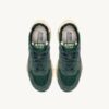 REELWIND LOW SNEAKERS IN NYLON SUEDE AND LEATHER COLOR BOTTLE GREEN AND RUTABAGA